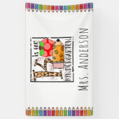 Kは幼稚園新学期教室 横断幕 (縦)