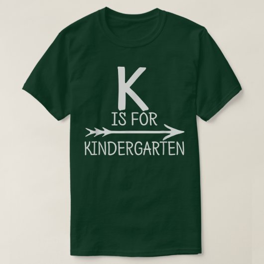 Kは幼稚園Tシャツ先生先生方 Tシャツ (デザイン正面)