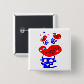 kは私のハートを 缶バッジ (正面&裏面)