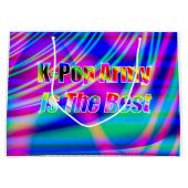 Kアーポップ・アートのト ラージペーパーバッグ (正面)