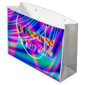 Kアーポップ・アートのト ラージペーパーバッグ (裏面アングル)