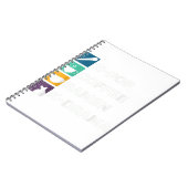 Kコポップ・アートのーヒラーメンKドラマTシャツSejLY ノートブック (左側)