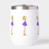 kスターズポップ・アートのウォーターボトル (正面)