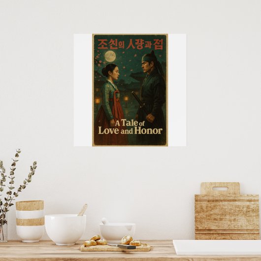 Kドラマレトロポスター – 李氏愛 ポスター (キッチン)