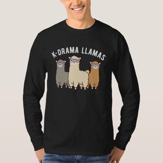 KドラマLlama韓国ドラマチックCria Herd Tシャツ (正面)