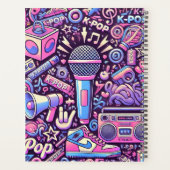 Kノートブポップ・アートのック プランナー手帳 (裏面)