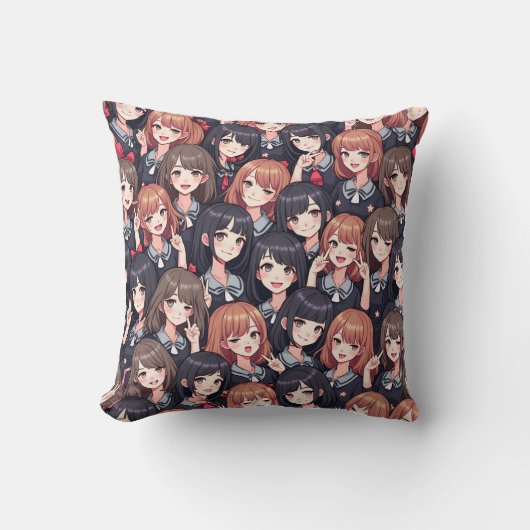 kピローポップ・アートのクッション クッション (正面)