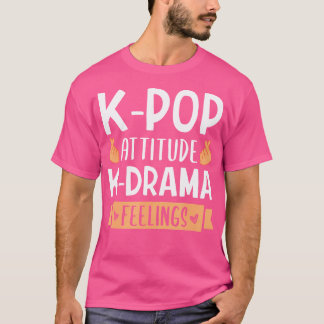 Kファポップ・アートのンのK姿勢Kドラマの感覚ポップ・アートの Tシャツ