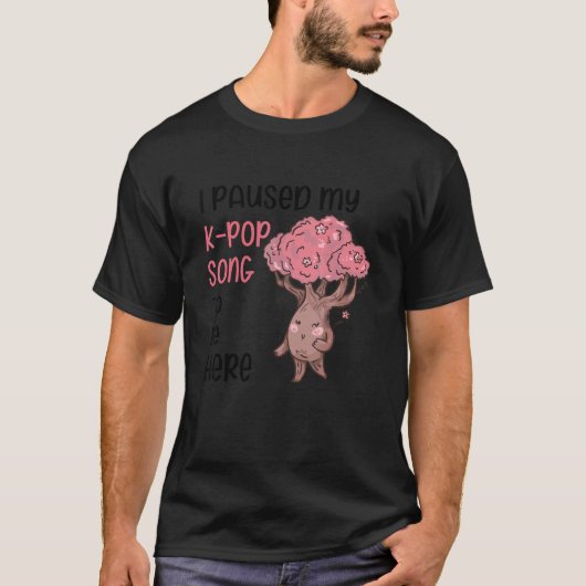 Kポップソポップ・アートのング一時停止9 Tシャツ (正面)