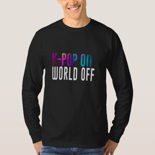 Kポップ 女子3 Tシャツ (正面)