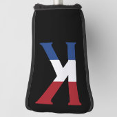 Kモノグラムはbk pccnt上のNLDフラグにオーバーレイ ゴルフヘッドカバー (回転90)