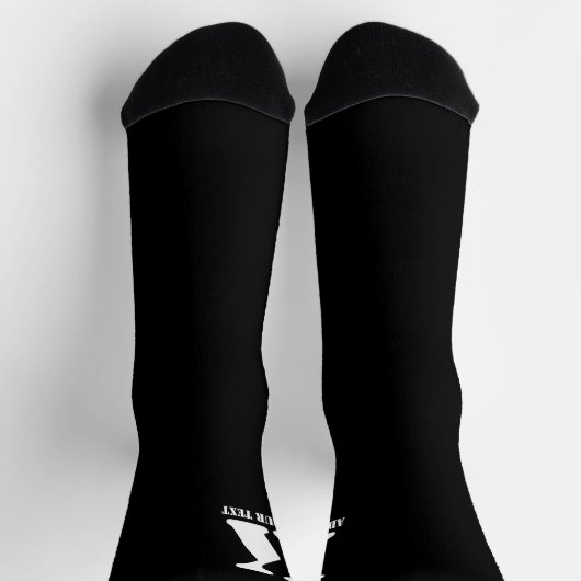 Kモノグラムクラシックトレンディーカスタムウェディングテンプラ ソックス (上部)