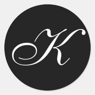 Kモノグラムシール ラウンドシール