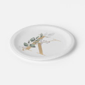 Kモノグラムフローラ ペーパープレート (アングル)