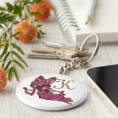 Kモノグラム キーホルダー (側面)