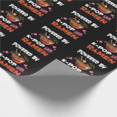 Kラーメンポップ・アートの中毒かわいいラーメンKpop ラッピングペーパー (角)