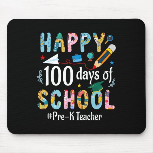 K以前の先生おもしろい100日目 マウスパッド (正面)