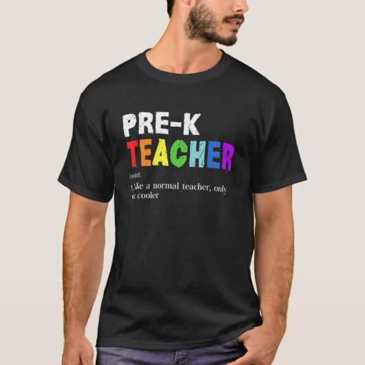 K以前の先生定義分隊先生学生 Tシャツ (正面)
