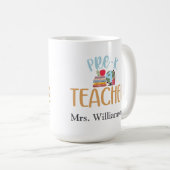 K前のパーソナライズされた先生評価 コーヒーマグカップ (正面右)