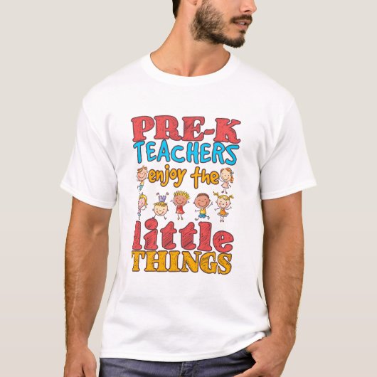 K前の先生楽しむの小さなもの Tシャツ (正面)