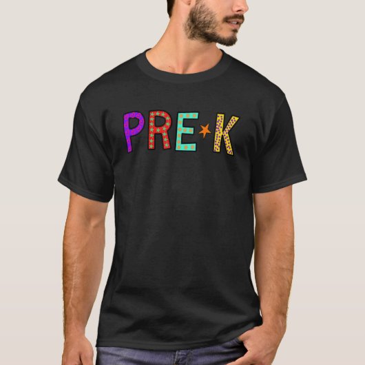 K前の学校先生K前HelloへようこそS Tシャツ (正面)