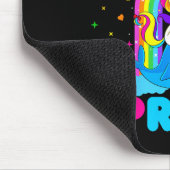 K前ユニコーンをシュオに押し戻す準備ができている子供 マウスパッド (コーナー)