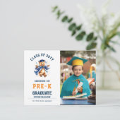 K前卒業かわいいテディ 案内ポストカード (スタンド正面)