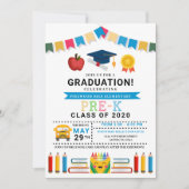 K前卒業招待状 招待状 (正面)