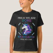 K前卒業Magic Unicorn幼稚園 Tシャツ (正面)