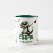 K前小学校先生ダビングアリゲーター ツートーンマグカップ (中央)
