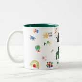 K前小学校先生ダビングアリゲーター ツートーンマグカップ (左)