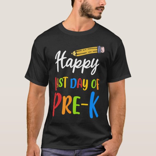 K前幼稚園前の最後の日を幸せにG Tシャツ (正面)