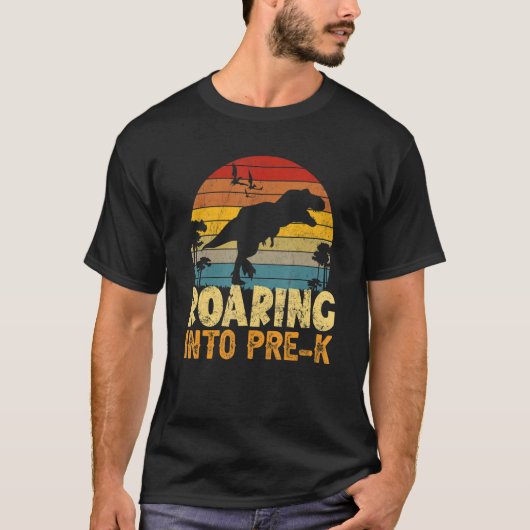 K前恐竜への轟音新学期最初D Tシャツ (正面)