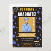 K卒業前の写真の発表 招待状 (正面/裏面)