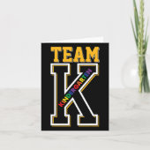 K幼稚園先生新学期ファースト カード (正面)