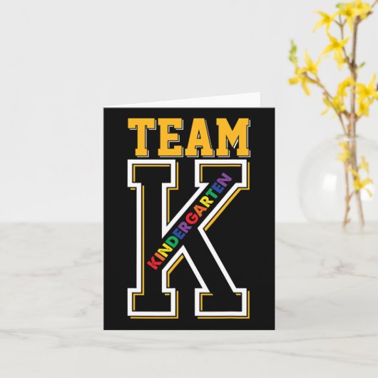 K幼稚園先生新学期ファースト カード (黄色い花)