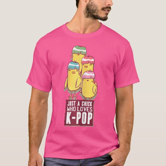 K愛好家ポップ・アートの韓国音楽人気がある韓国人ポップ・アートの Tシャツ (正面)