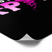 K指ハートKPopを愛すポップ・アートのる女の子 ポスター (角)