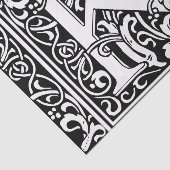 K文字中世モノグラムアールヌーボー 薄葉紙 (詳細)