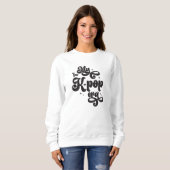 K時代のスウェットシャポップ・アートのツで スウェットシャツ (正面フル)