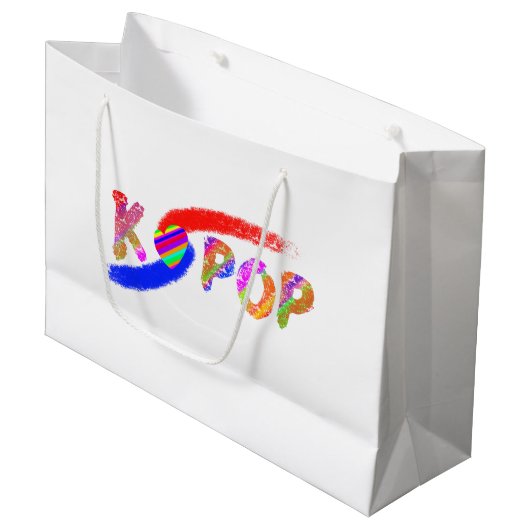K破裂音の風 ラージペーパーバッグ (正面アングル)