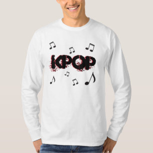 K破裂音韓国音楽アイコン波 Tシャツ
