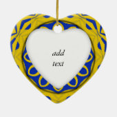 K128イエロー&ブルーカリ セラミックオーナメント (裏面)