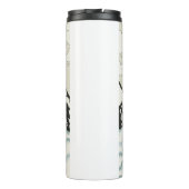 K2マウンテントラベルポスターツートーンコーヒーマグ タンブラー (裏面)