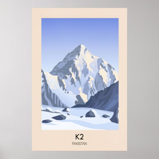 K2 パキスタン旅行ポスター ポスター (正面)
