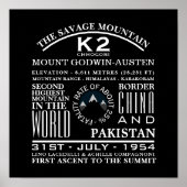 K2、山間探検情報 ポスター (正面)