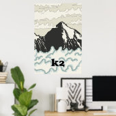 K2 登山の旅のポスター ポスター (ホームオフィス)