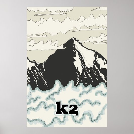K2 登山の旅のポスター ポスター (正面)