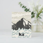 K2 登山トラベルポスター ポストカード (スタンド正面)