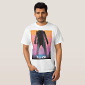 K2-18b系外惑星スペースアート Tシャツ (正面フル)